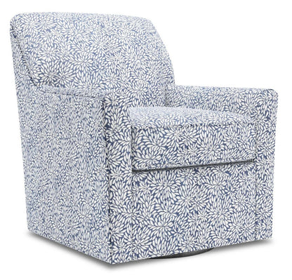 Fauteuil d’appoint pivotant personnalisable Sofa Lab de 31 po fabriqué au Canada en tissu - Spa multicolore | Fauteuil d’appoint pivotant Sofa Lab de 31 po fabriqué au Canada en tissu - Spa multicolore | SWIV1145