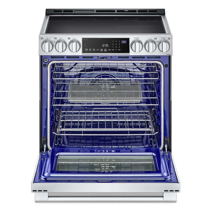 Cuisinière intelligente à induction LG Studio de 6,3 pi³ avec hublot InstaViewMD et friture à air - Acier inoxydable résistant aux taches …