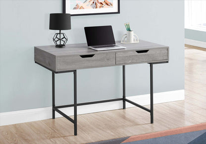 Bureau Butler 47.25 avec 2 tiroirs - Gris|Bureau Butler de 47,25 po à 2 tiroirs - gris