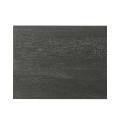 Table de nuit Mori à 2 tiroirs, 18 L x 25,75 H - Noir | Table de nuit Mori de 18 po (l) x 25,75 po (H) à 2 tiroirs - noire