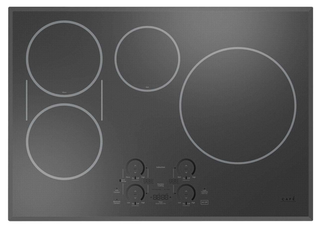 Cafe 30 4-Element Electric Cooktop - Black - CHP90301TBB | Surface de cuisson électrique Café de 30 po à 4 éléments - noire - CHP90301TBB