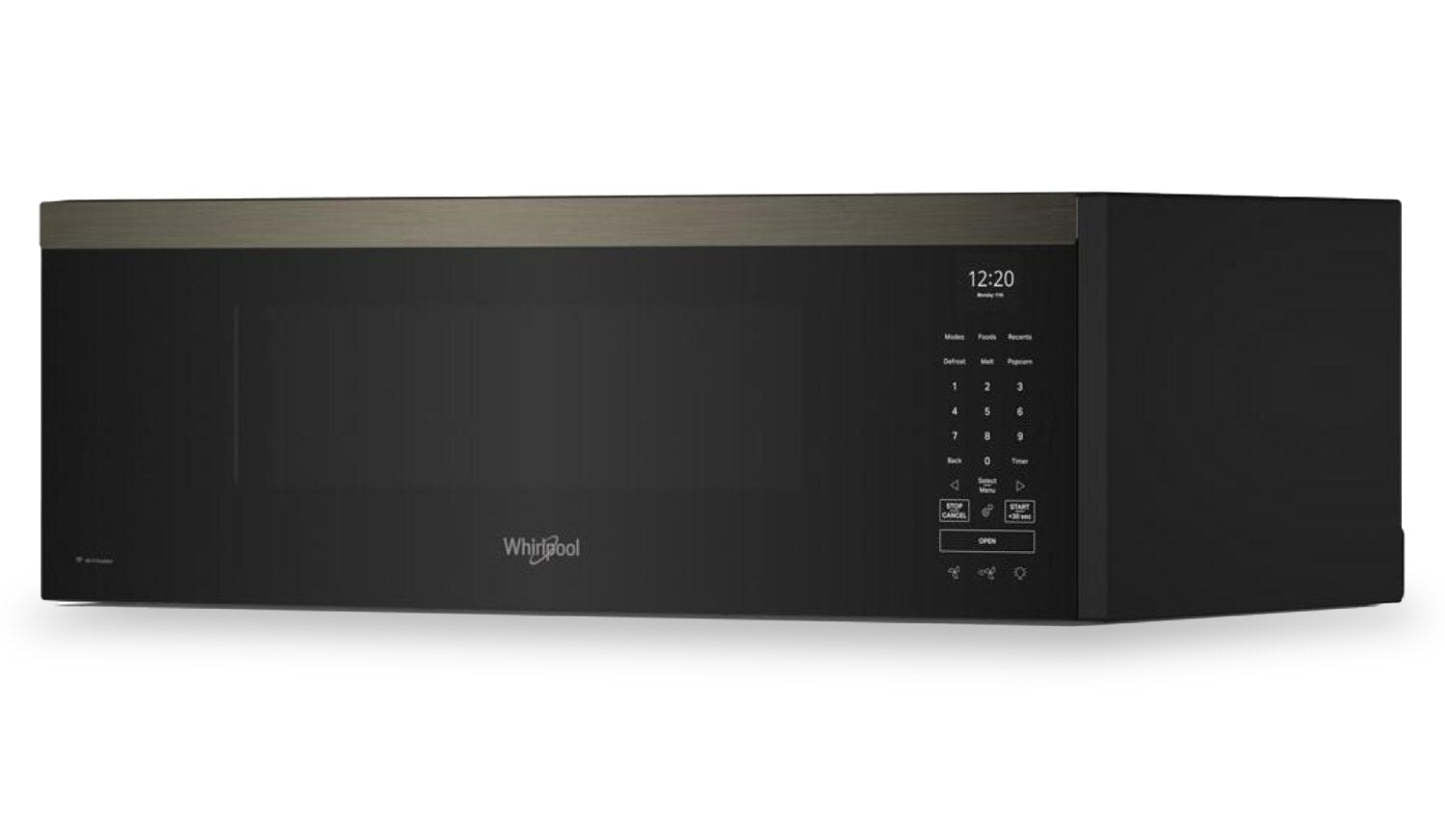 Tourbillon 1,1 Cu. Fort. Micro-ondes intelligent à profil bas - Acier inoxydable noir - YWMML5530RV | Four à micro-ondes à hotte intégrée intelligente à profil bas Whirlpool de 1,1 pi3 - acier inoxydable noir - YWMML5530RV | YWMML5RV