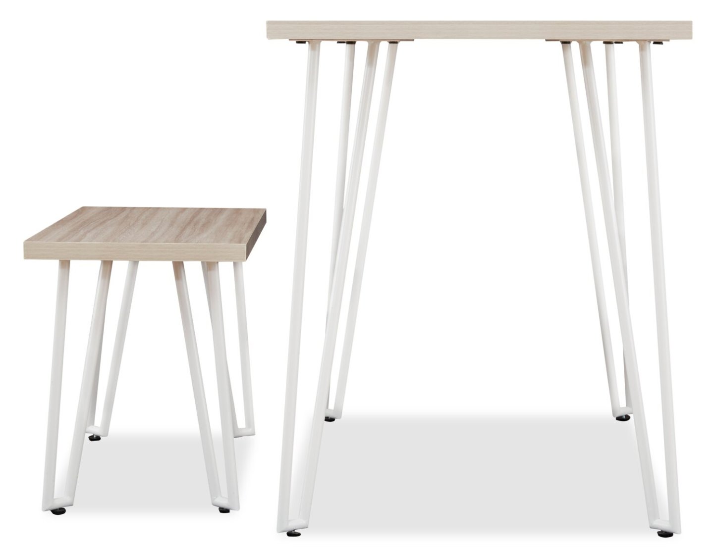 Bureau d'étude Liam avec banc pour enfants - Blanc | Bureau d'étude Liam pour enfants avec banc - blanc