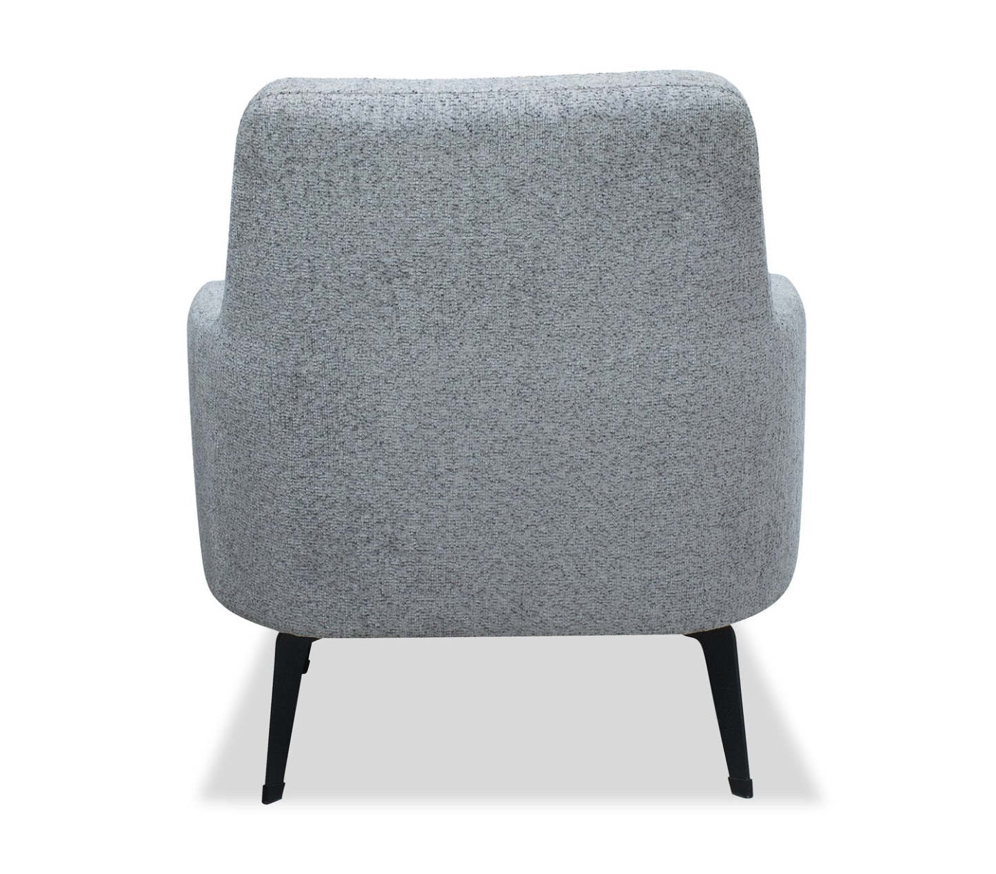 Chaise d'appoint en tissu Monroe 29 avec pieds en métal - Gris | Fauteuil d'appoint Monroe de 29 po en tissu avec pattes en métal - gris