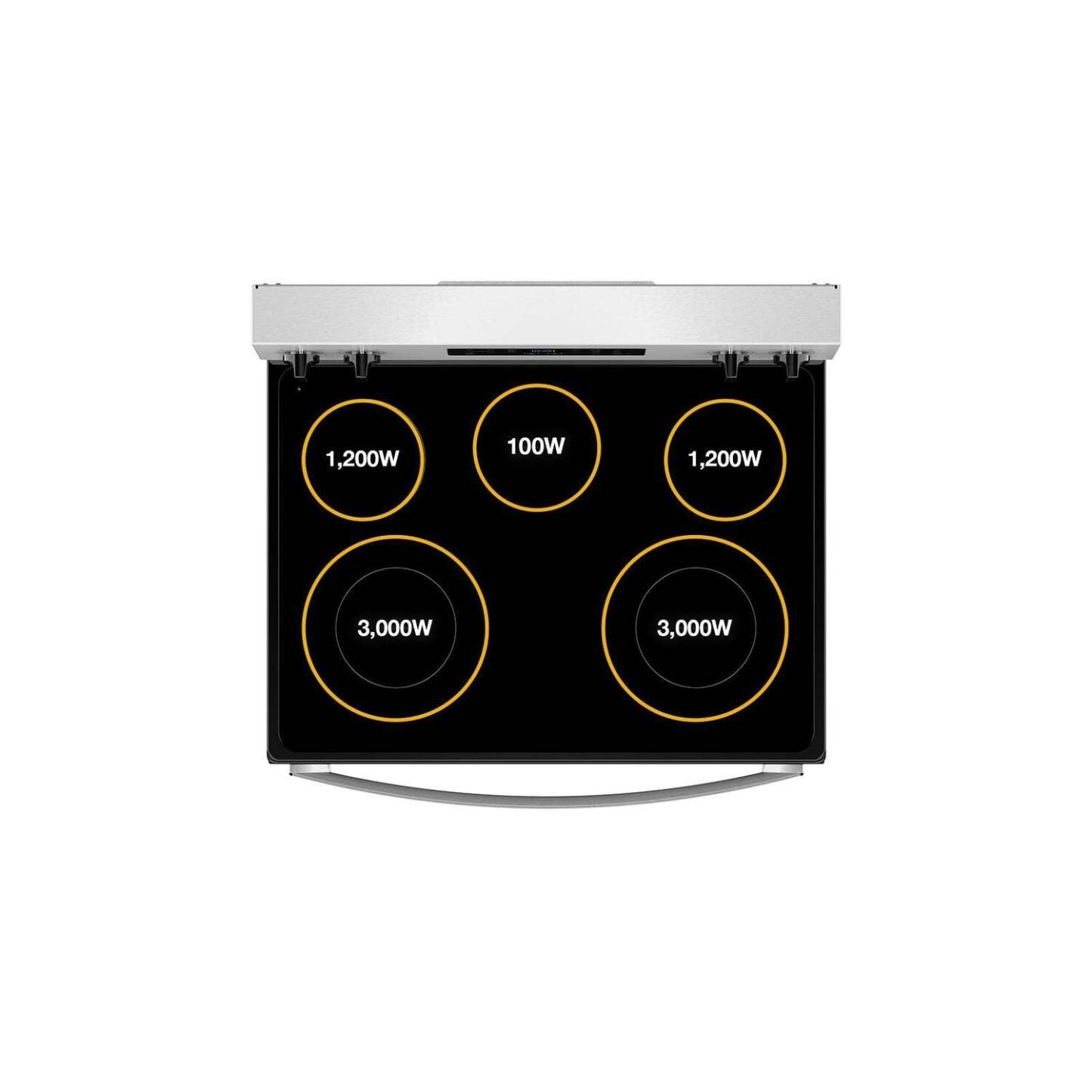 Cuisinière électrique Whirlpool de 5,3 pi3 avec cuisson à air - blanche - YWFES4530SW