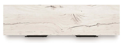 Commode à 6 tiroirs pour chambre à coucher Derekson, 58,7 L x 36,5 H - Blanc rustique | Commode de chambre à coucher Derekson de 58,7 po (L) x 36,5 po (H) à 6 tiroirs - blanc rustique