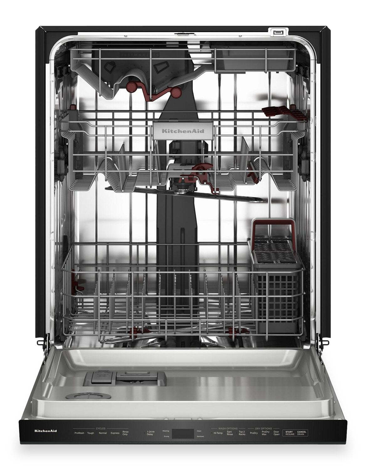 Lave-vaisselle KitchenAid de 24 po et de 44 dBA avec troisième panier 360° Max JetsMC - genièvre - KDPS624SJP