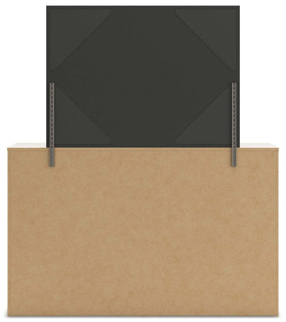 Commode à 6 tiroirs pour chambre à coucher Derekson, 58,7 L x 36,5 H - Blanc rustique | Commode de chambre à coucher Derekson de 58,7 po (L) x 36,5 po (H) à 6 tiroirs - blanc rustique