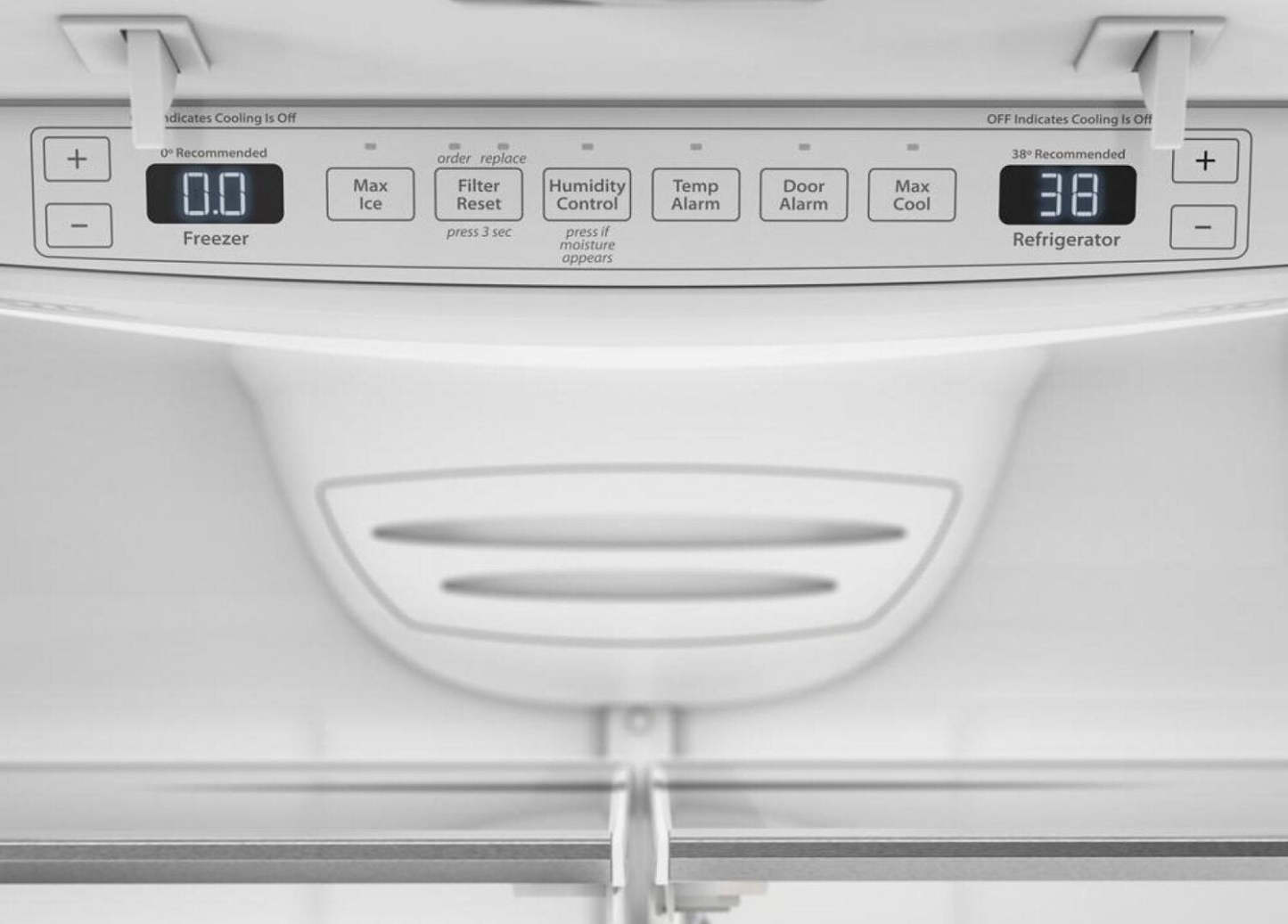 Réfrigérateur KitchenAid de 36 po et de 20 pi3 de profondeur comptoir à portes françaises - blanc - KRFC136RWH | KRFC13WH