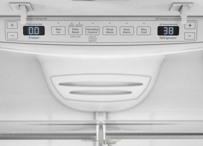 Réfrigérateur KitchenAid de 36 po et de 20 pi3 de profondeur comptoir à portes françaises - blanc - KRFC136RWH | KRFC13WH
