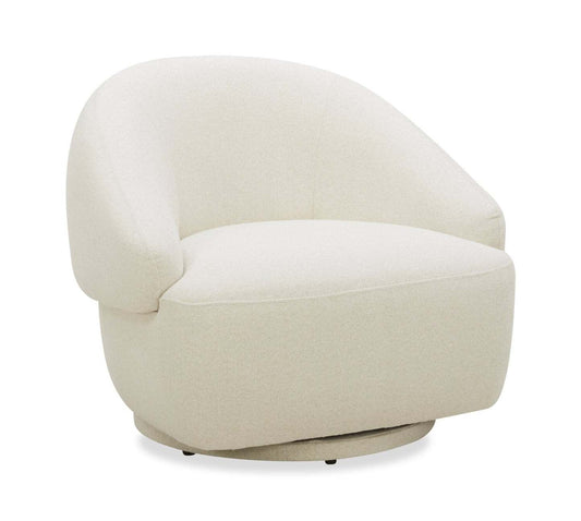 Fauteuil d'appoint pivotant Villa - Ivoire | Fauteuil d'appoint pivotant Villa - ivoire