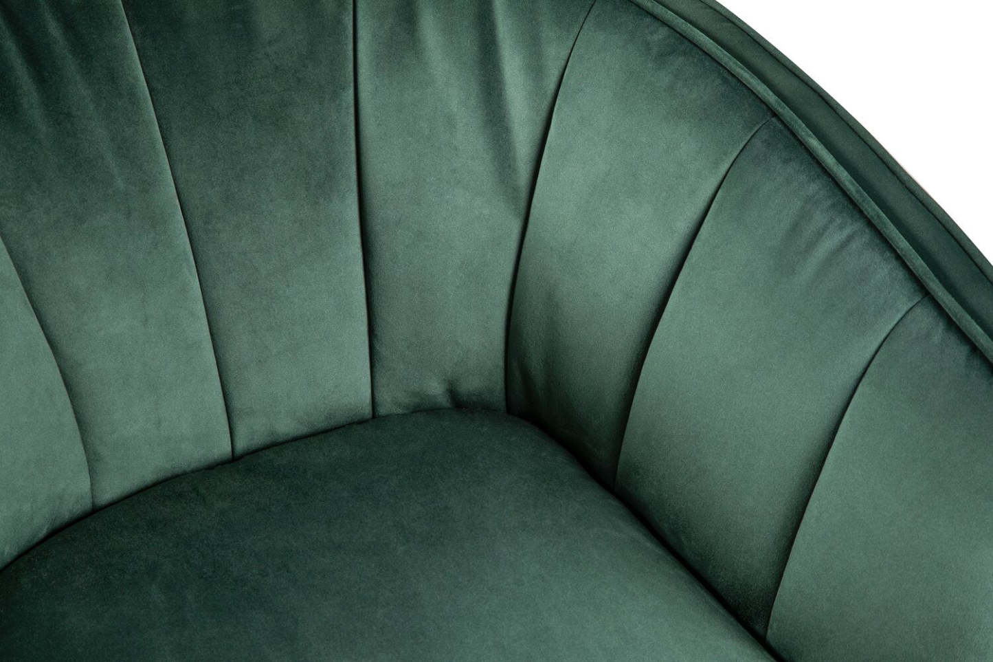 Chaise d'appoint en tissu velours Brinley 29 avec pieds en bois - Vert | Fauteuil d'appoint Brinley de 29 po en tissu de velours avec pattes en bois - vert