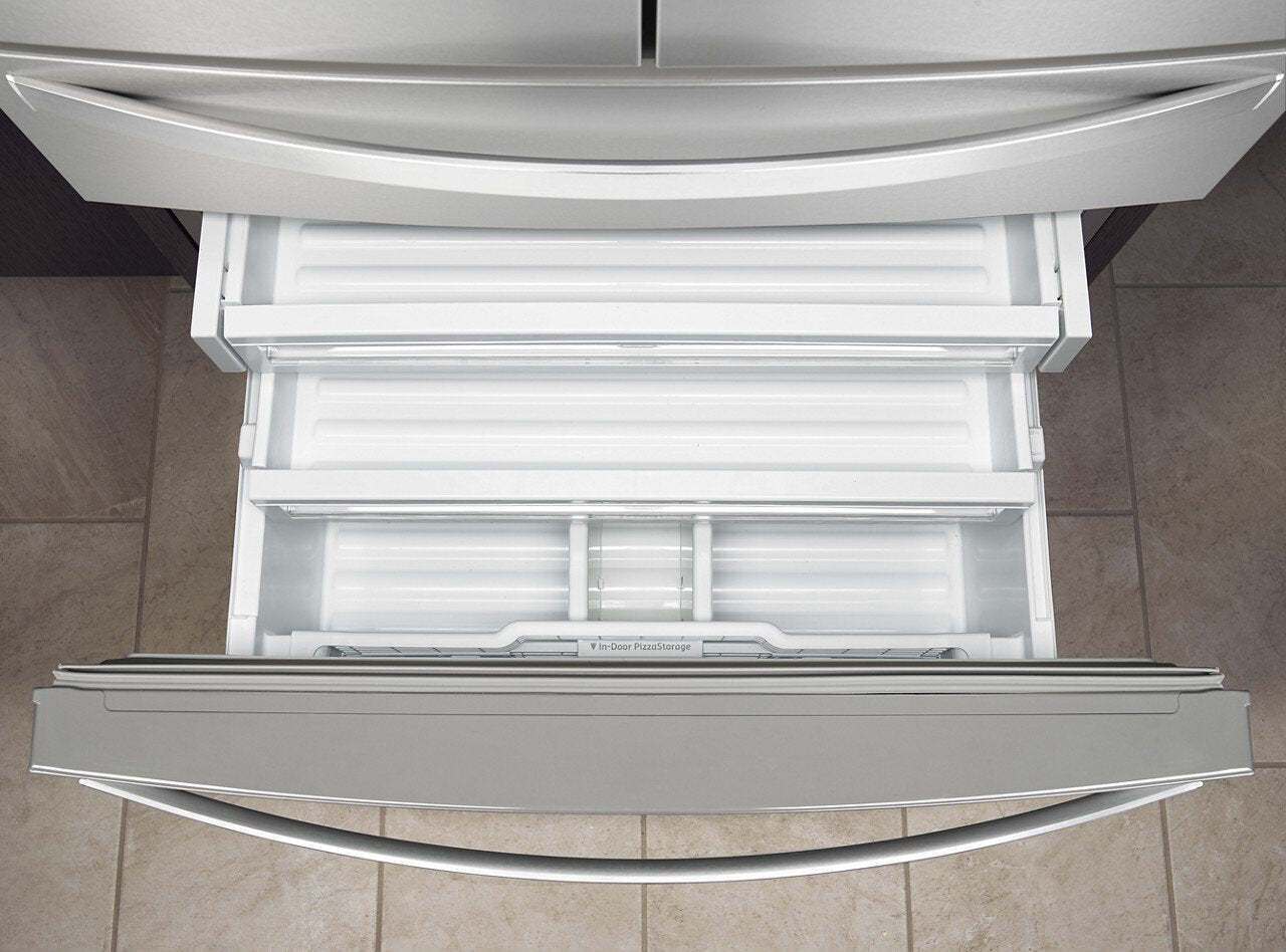 Réfrigérateur Whirlpool de 36 po et de 26 pi³ à portes françaises - acier inoxydable résistant aux empreintes digitales - WRMF7736…