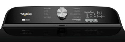 Laveuse Whirlpool à chargement par le haut de 6,1 pi³ - noir volcan - WTW6157PB