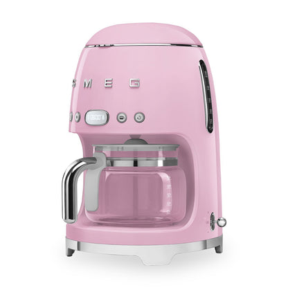 Cafetière filtre 10 tasses Smeg - DCF02PKUS|Cafetière à filtre Smeg de 10 tasses - DCF02PKUS