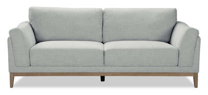 Valley 83.5 Fabric Sofa with Rubberwood Base and Legs - Grey | Canapé Valley de 83,5 po en tissu avec base et pattes en hévéa - gris