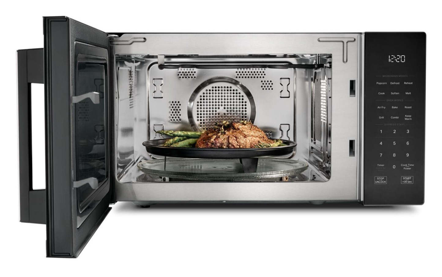 Tourbillon 1,0 Cu. Fort. Micro-ondes de comptoir avec Air Fry - Noir - WMCS5522RB | Four à micro-ondes de comptoir Whirlpool de 1,0 pi3 avec friture à air - noir - WMCS5522RB