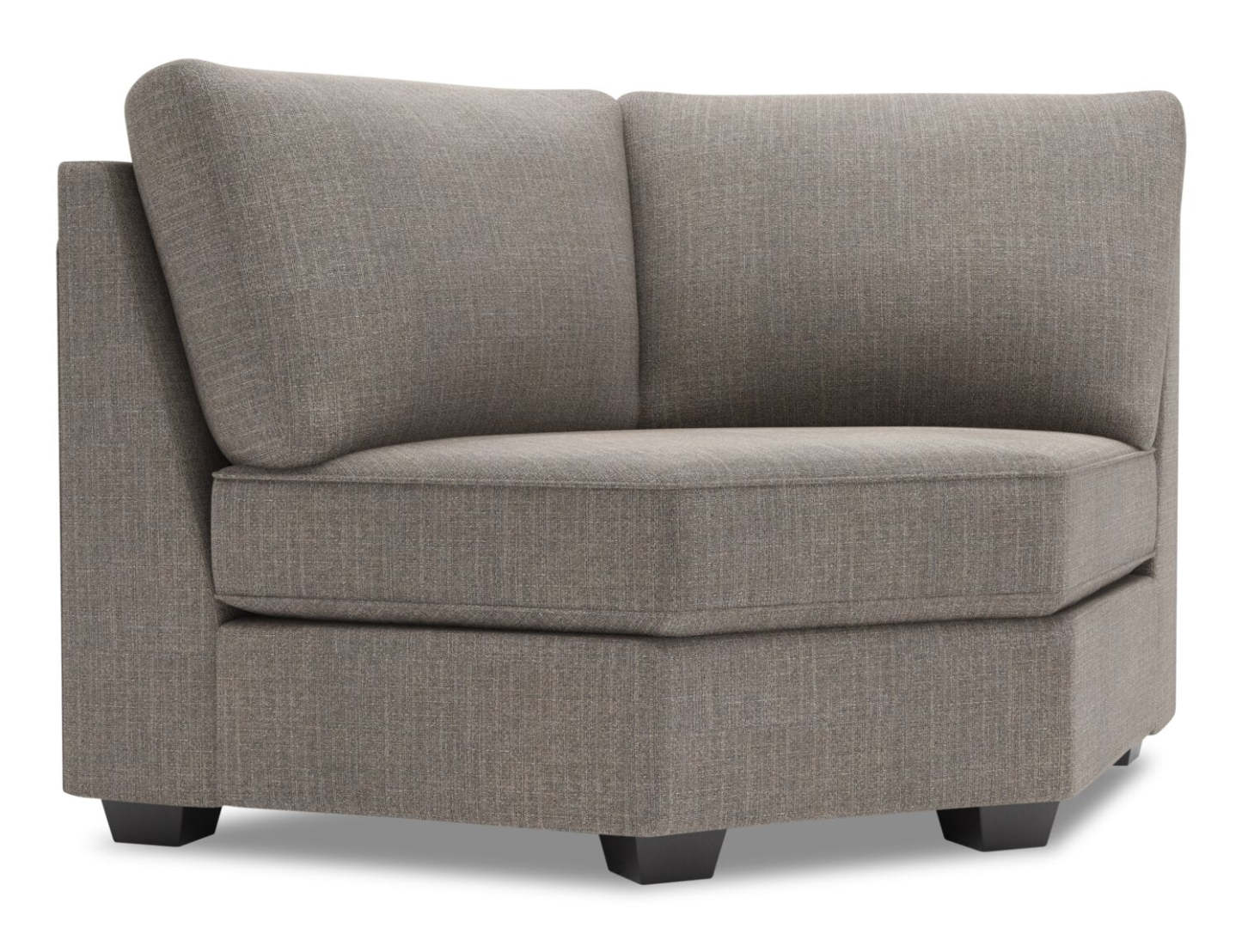 Sofa Lab Roll Curved Wedge - Luna Smoke | Fauteuil courbé en coin Roll de la collection Sofa Lab - Luna Smoke | RO842391