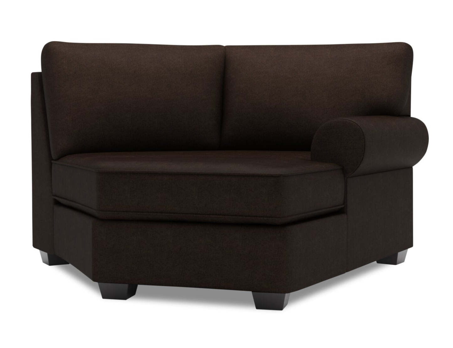 Canapé Lab Roll RAF Cuddler - Chocolat de Luxe | Fauteuil Cuddler de droite Roll de la collection Sofa Lab - Chocolat de Luxe | RO863293
