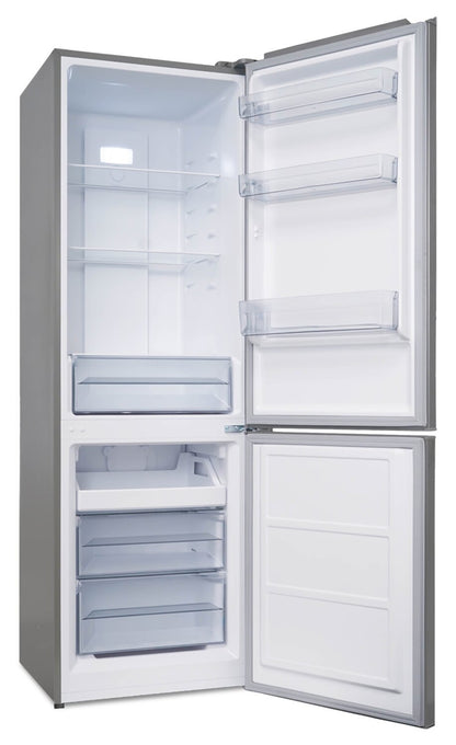 Réfrigérateur Danby de 10,3 pi³ et de 23,7 po à congélateur inférieur - acier inoxydable - DBMF100B1SLDB | Danby 23.7 10.3 Cu. Ft. Bottom-Mount Refrigerator - Stainless Steel - DBMF100B1…