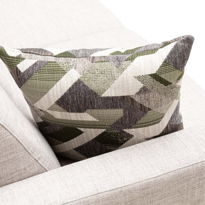 Kort & Co. Freeman 80” Linen-Look Fabric Condo Size Sofa with Wood Legs - Dove White | Sofa Freeman de Kort & Co. de 80 po de format condo en tissu d’apparence lin avec base et pattes en bois - blanc colombe