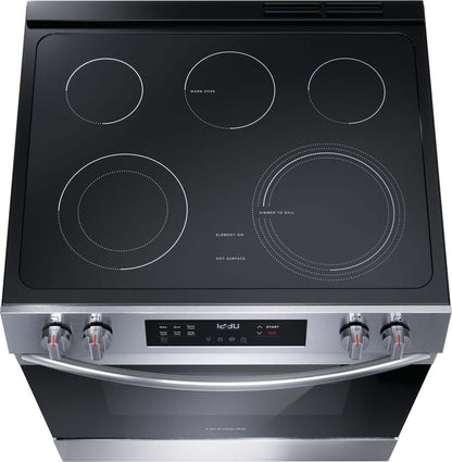 Cuisinière électrique Frigidaire de 5,3 pi³ avec élément EvenTemp™ et surface de cuisson à 5 éléments - Acier inoxydable…