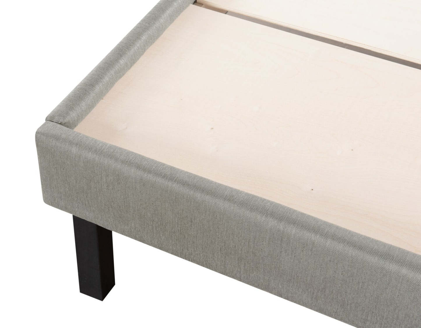 Breeze Queen Platform Base - Light Grey|Base plateforme Breeze pour grand lit - gris clair|BREZTBQN