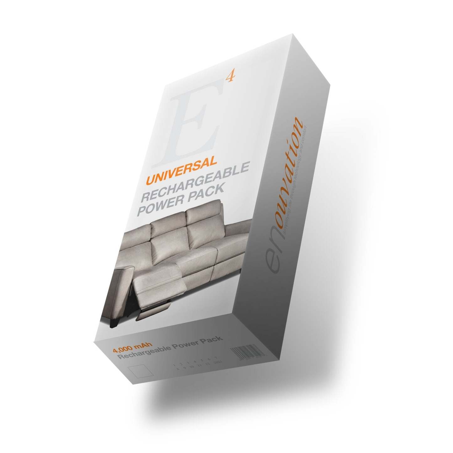 Enouvation E4 4 Bloc d'alimentation moteur 3800 mAh pour meubles en mouvement | Bloc d'alimentation pour 4 moteurs Enouvation E4 de 3 800 mAh pour meubles à mouvements électriques