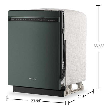 Lave-vaisselle KitchenAid de 24 po et de 41 dBA avec 3e panier à jets - genièvre - KDFS324SJP