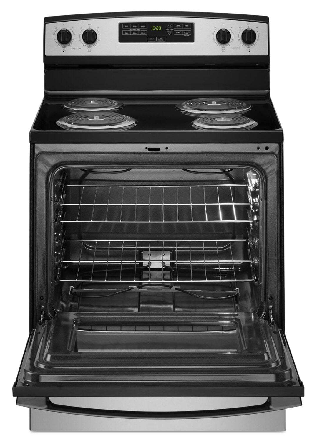 Amana 4,8 Cu. Fort. Cuisinière électrique - Acier inoxydable - YACR4303MMS | Cuisinière électrique Amana de 4,8 pi³ - acier inoxydable - YACR4303MMS