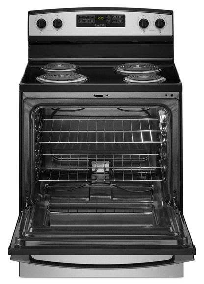 Amana 4,8 Cu. Fort. Cuisinière électrique - Acier inoxydable - YACR4303MMS | Cuisinière électrique Amana de 4,8 pi³ - acier inoxydable - YACR4303MMS
