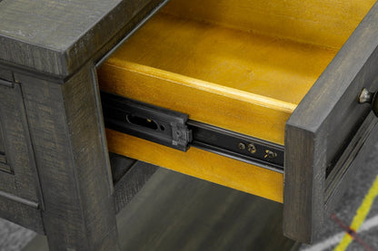 Hanson 50” Traditional Pine Sofa Table with Storage - Graphite | Table de salon traditionnelle Hanson de 50 po en pin avec rangement - graphite