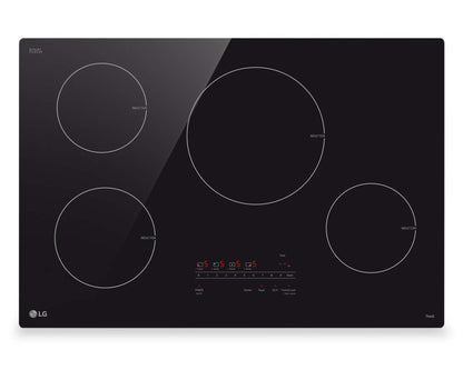 LG 30 4-Element Induction Cooktop - Black Ceramic Glass - CBIH3013BE | Plaque de cuisson à induction LG de 30 po à 4 éléments - vitrocéramique noire - CBIH3013BE