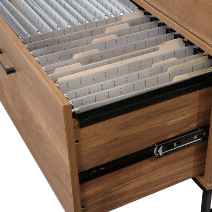 Taryn 27.95 2-Drawer Classing Cabinet - White &amp; Light Brown|Classeur Taryn de 27,95 po à 2 tiroirs - blanc et brun clair