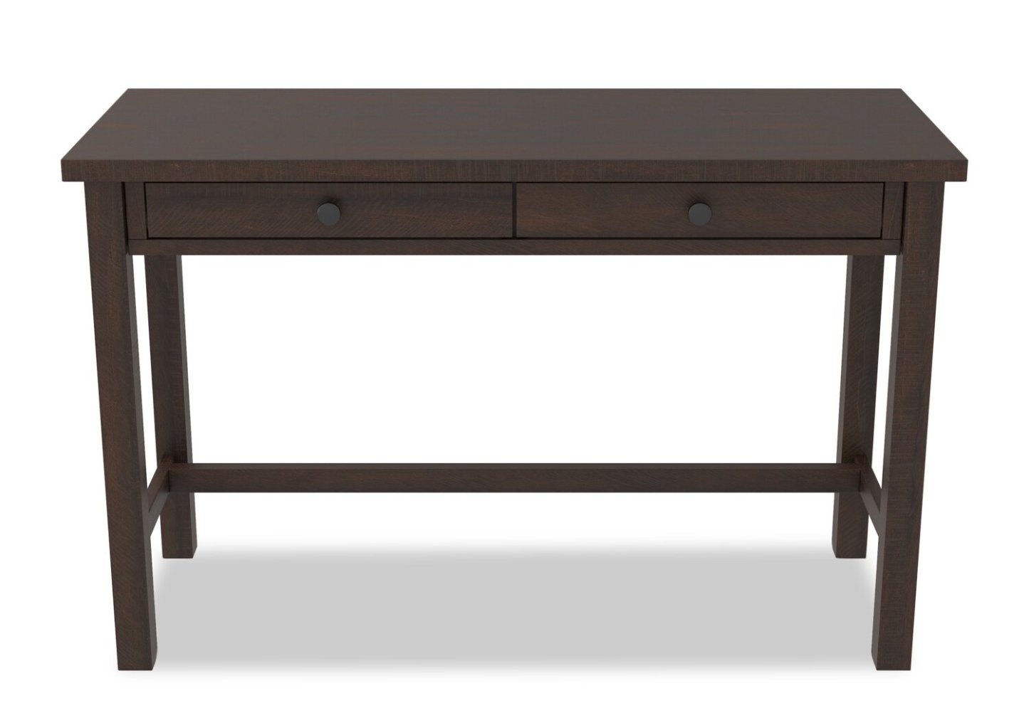 Bureau Camiburg 47.25 avec 2 tiroirs - Marron|Bureau Camiburg de 47,25 po àc 2 tiroirs - brun