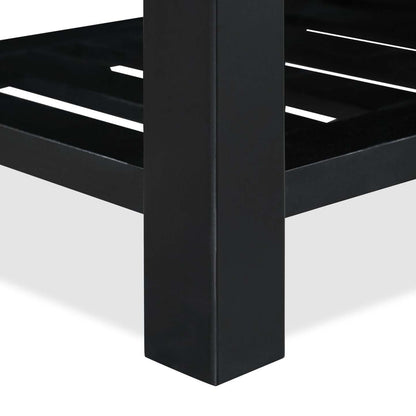 Ryan 43.5 Storage Bench with Bottom Shelf - Blue|Banc de rangement Ryan de 43,5 po avec tablette Inférieure - bleu