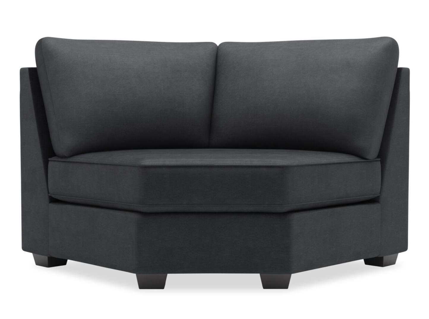 Sofa Lab Roll Curved Wedge - Pax Pepper | Fauteuil courbé en coin Roll de la collection Sofa Lab - Pax Pepper | RO842949