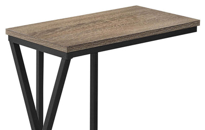 Table de fauteuil Leila 10,25 en forme de C - Taupe|Table de fauteuil Leila de 10,25 po en forme de C - taupe