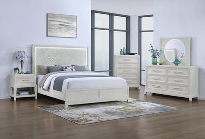 Commode verticale Vida de 5 tiroirs, 38 po (L) x 52 po (H) - sable