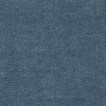 Canapé sectionnel de droite Metro 2 pièces en tissu avec fauteuil long et coussins de siège capitonnés - bleu denim