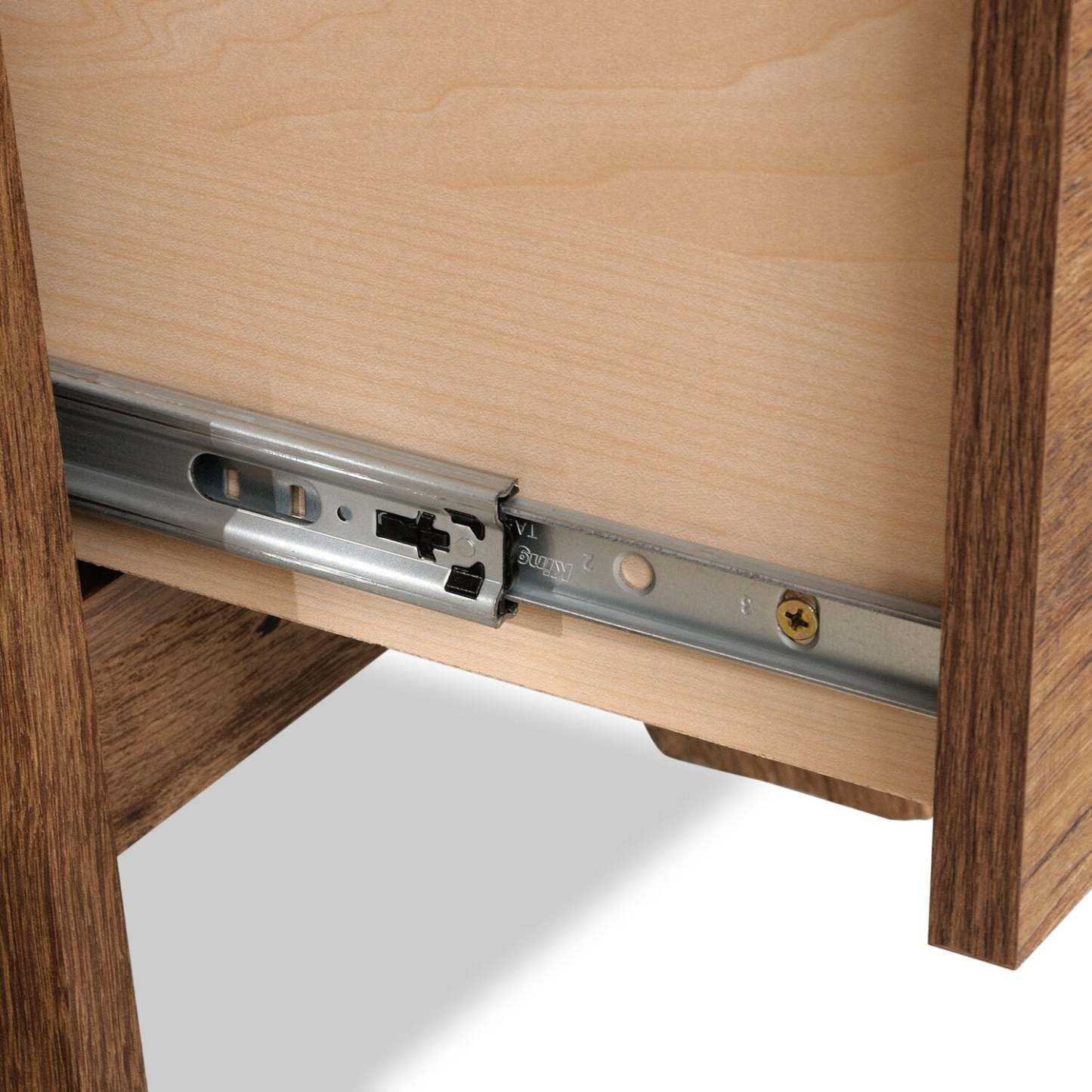 Bureau de direction Kyree de 59,06 po à 4 tiroirs - chêne antique