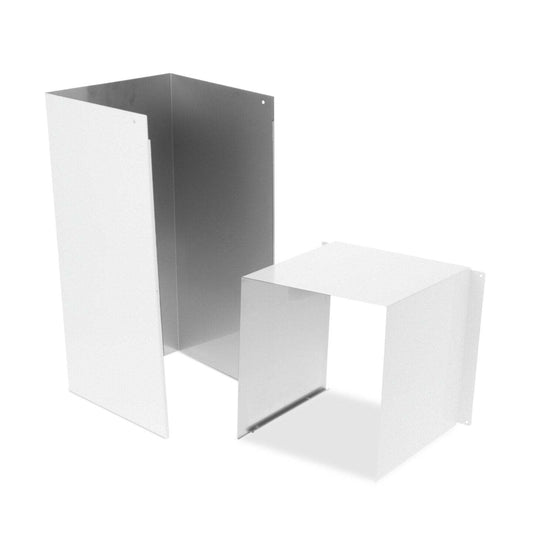 Extension de cache-conduit Café de 8' en blanc mat - CX8DC9SPWM | Extension de couvre-conduit Café blanc mat de 8 pi - CX8DC9SPWM | CX8DC9WM