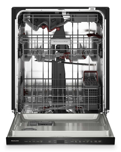 Lave-vaisselle KitchenAid de 24 po et de 44 dBA et troisième panier 360° Max Jets - acier inoxydable avec fini PrintShieldMC - KDPS624SPS