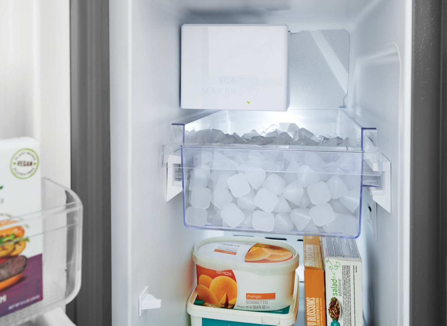 Réfrigérateur Frigidaire Gallery de 26 pi3 et de 36 po à compartiments juxtaposés - acier inoxydable - GRSN2620AF | GRSN26AF