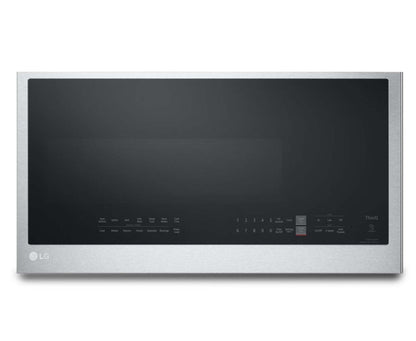 LG 2 Cu. Fort. Micro-ondes à grande portée avec EasyClean® et cuisson par capteur - Acier inoxydable anti-taches… | Quatre à micro-ondes à hotte intégrée LG de 2 pi³ avec EasyCleanMD et cuisson par capteur - acier inox…