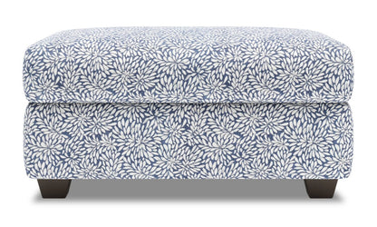 Fabriqué au Canada Pouf de rangement personnalisable The Trunk 39 en tissu - Cadet multicolore | Pouf de rangement The Trunk de Sofa Lab de 39 po fabriqué au Canada en tissu - Cadet multicolore | TRUN1145