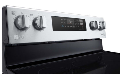 Cuisinière intelligente électrique LG de 6,3 pi³ avec EasyCleanMD - acier inoxydable - LREL6321S | LG 6.3 Cu. Ft. Smart Electric Range with EasyClean® - Stainless Steel - LREL6321S