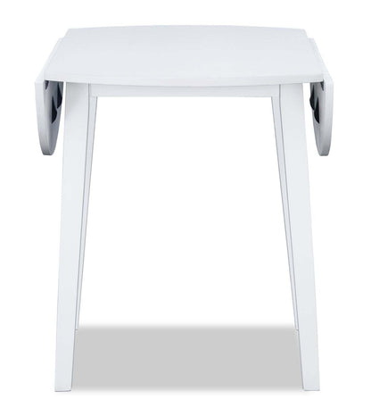 Bryn Drop-Leaf Dining Table, 42 Round - White | Table de salle à manger ronde Bryn de 42 po avec abattant - blanche