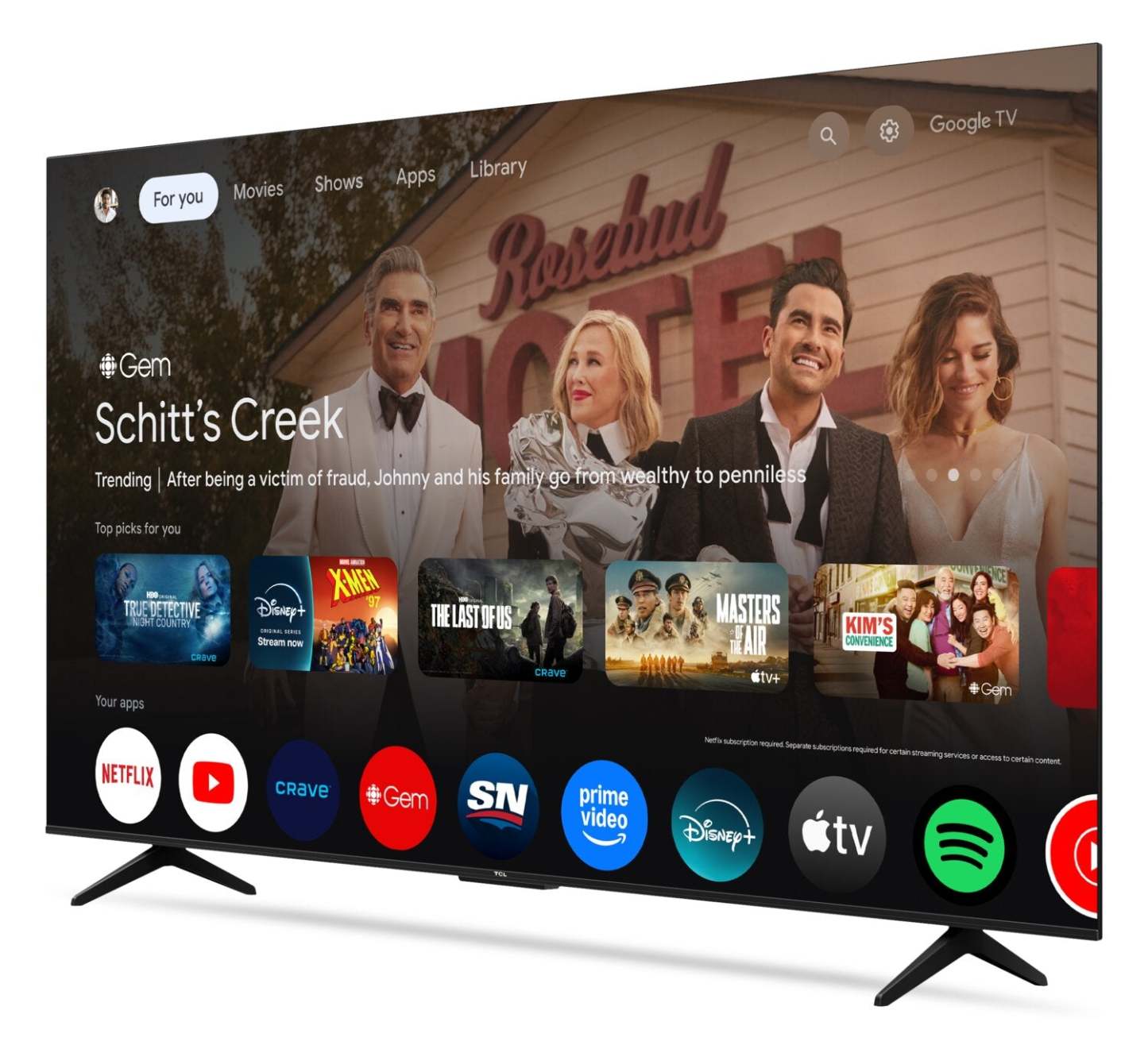 TCL 85 S45K 4K UHD Google Smart TV | Téléviseur intelligent TCL S45K UHD 4K de 85 po avec Google TVMC