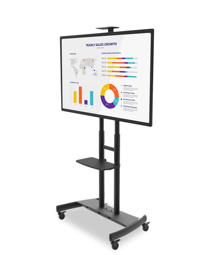Chariot à roulettes Kanto pour téléviseurs de 55 po à 86 po